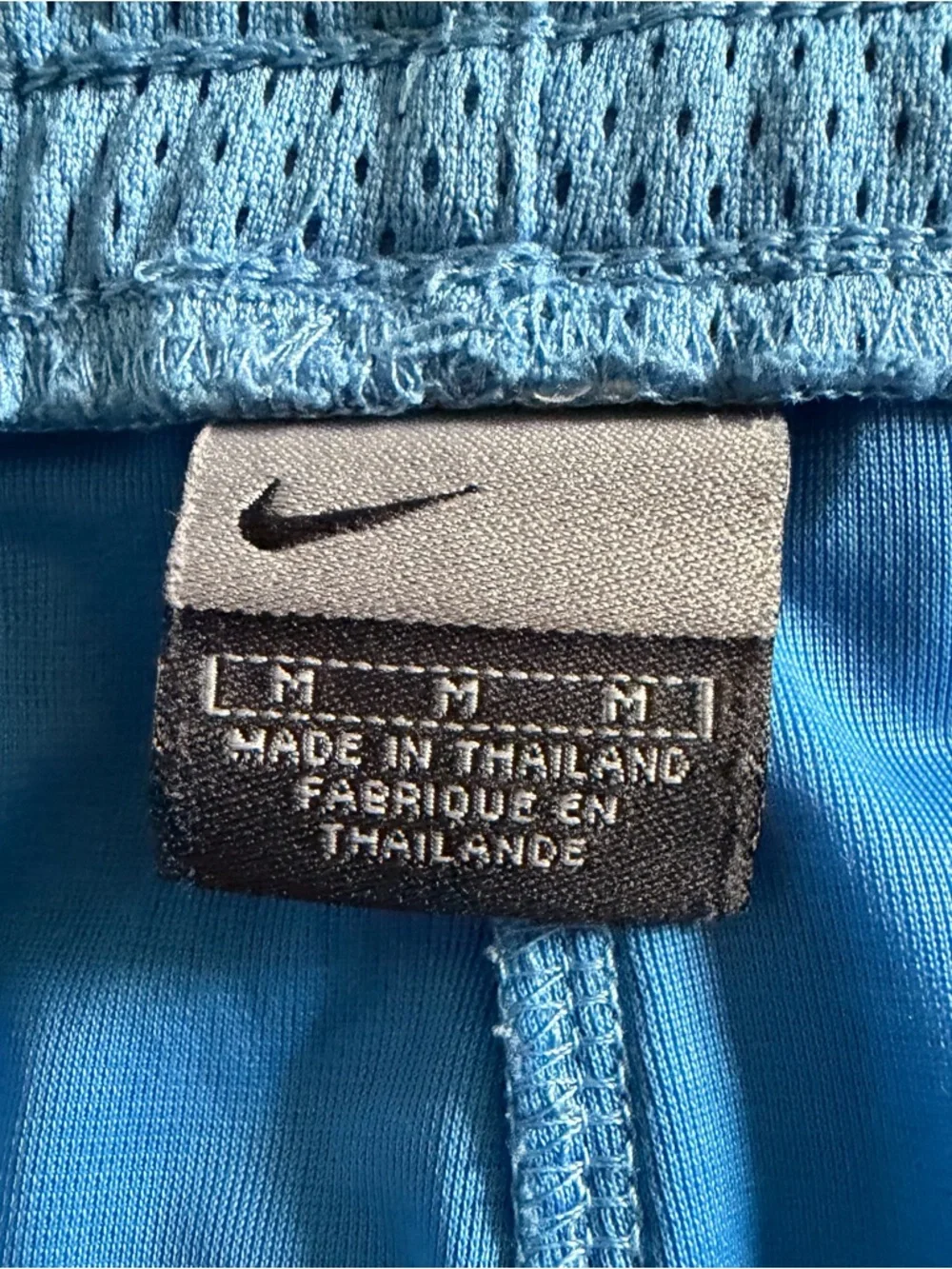 Nike Basketball Mesh Athletic Shorts Men's Medium Baby Blue Vintage Y2K Baggy‎